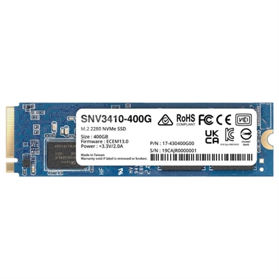 Synology SNV3410 400G SSD NVMe PCIe 3 0 M2 2280